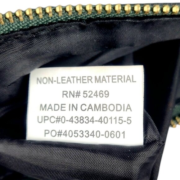 Olive Green Crossbody Bag Black-Cream Color Block -Triple Pockets-Stylish Tassle - Picture 11 of 12